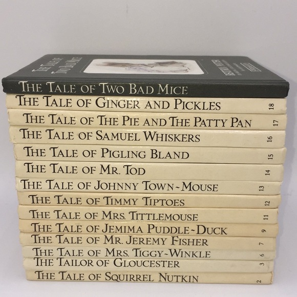 14 Beatrix Potter The Original Peter Rabbit Hardcover Books Vintage 1980s - Picture 1 of 12